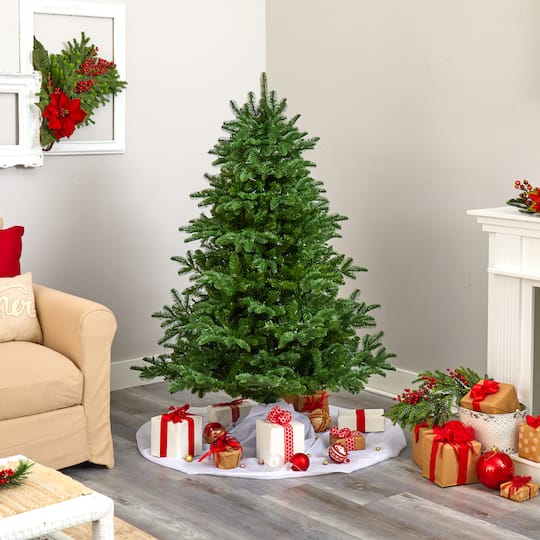 5ft. Pre-Lit South Carolina Spruce Artificial Christmas Tree with Clear LED Lights